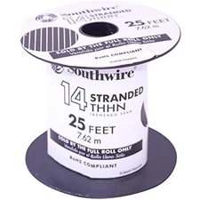 THHN 14 STR CU BK 25SPC