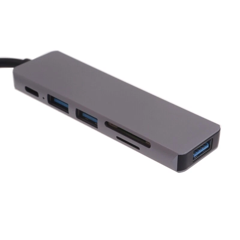 USB C to USB Hub Type C/USB to USB Multiport Adapter Aluminum Card Reader Type C USB C to USB Hub Type C/USB to USB Multiport Adapter Aluminum Card Reader Type C