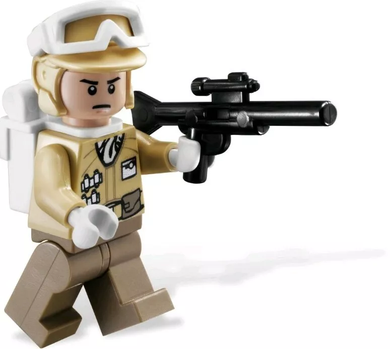 LEGO Star Wars Hoth Rebel Trooper Minifigure LOT w Blaster