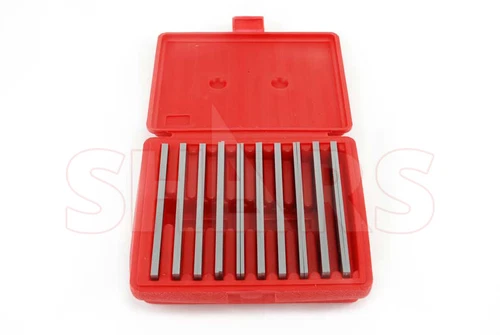 Shars 1/8" Steel Parallel Set 10 Matched Pairs Parallels .0002" Hardened New P[