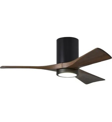 Matthews Fan Company IR3HLK-BK-WA-42 Atlas Irene Hugger Ceiling Fan Matte Black