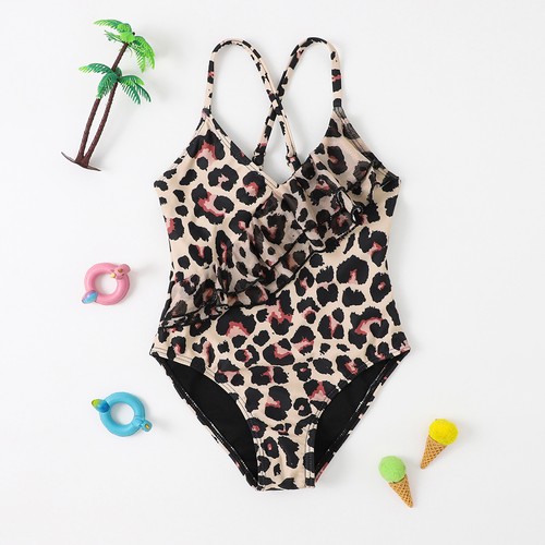 Kids Girl's Bodysuits Beach Holiday Leotards Swim Unitards Quick Dry Swimsuit - Picture 7 of 15