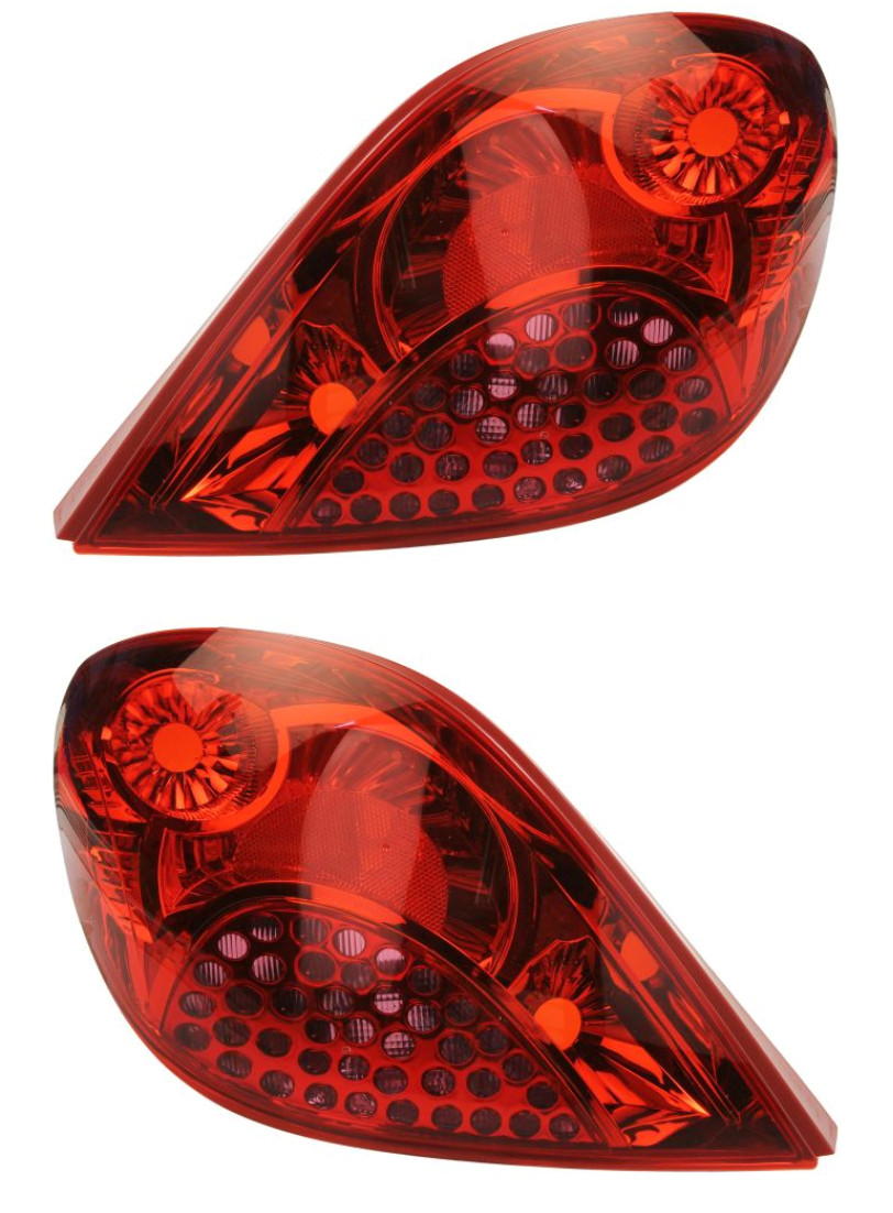Feu arriere gauche droite Peugeot 207 finition cristal haute resistance