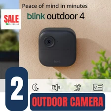 Blink Outdoor 4 (4th Gen) WiFi Battery HD Security 2 Camera Add On 2024