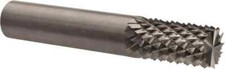 Accupro 1/2" Diam, 1" LOC, Solid Carbide Diamond-Pattern Burr End Router Bit ...