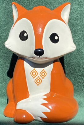 Fox Piggy Bank 9  Tall F.A.B. StarPoint RN# 97208