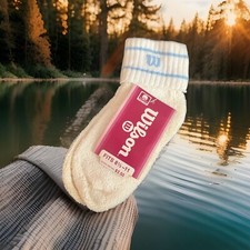 Vintage Wilson Roll Down Ankle Socks Terry cloth 9  Length