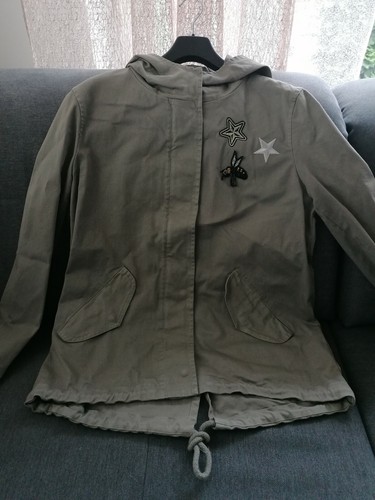 Fuchs Schmitt Parka Jacke Übergangsjacke Khaki Damen Gr. M *NEU* NP 200€ Kapuze - Bild 4 von 12