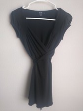Women's Black Tie Top MADE IN USA