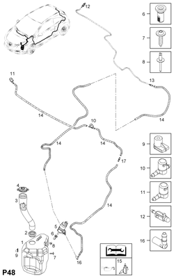 Vauxhall Spray Nozzle - Genuine - 13182862 for sale online | eBay 