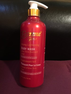 Extreme Glow Strong Lightening Body Wash Aloe Vera Extract. 