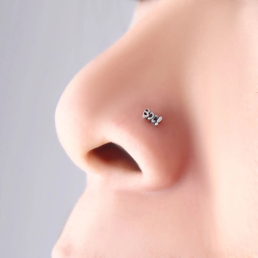 chanel nose ring stud l