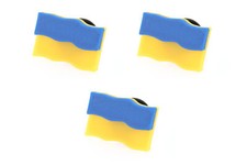 3 Pack Ukraine Flag Shoe Charm, Ukrainian Shoe Charm, Made in USA