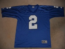 Vintage Starter College Football 1995 Jersey #2 XL Blue White Numbers Name the T
