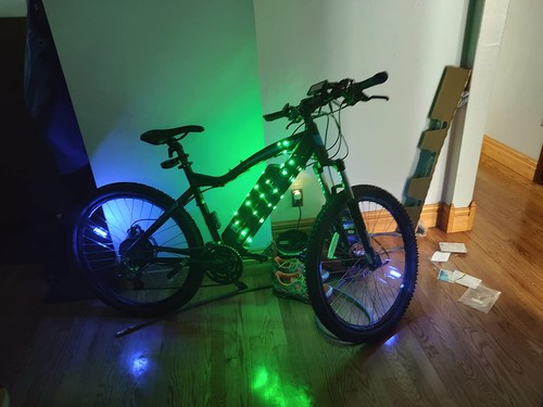 LED Bike Frame Rope Light Waterproof Battery Powered Warning LED Strip Light - Picture 8 of 11