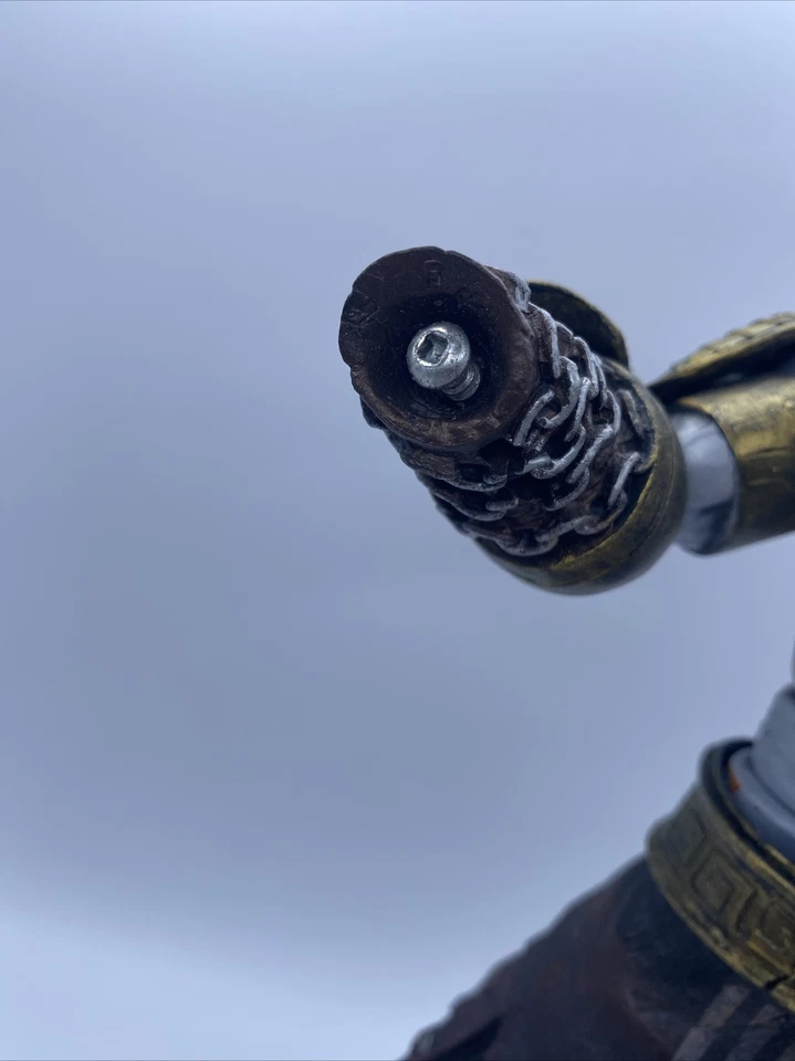 Neca God Of War 2 II KRATOS 12" pulgadas con cabeza de Medusa-INCOMPLETO-MODIFICADO-LEER Foto 3 de 4