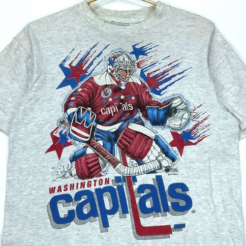 Medium Gray NHL Hockey Single Stitch 