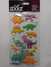 Sticko Dimensional Stickers-Dinosaurs