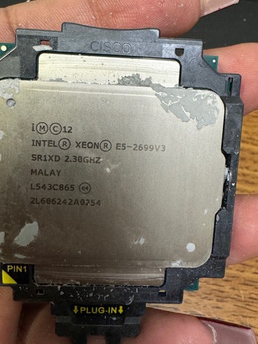 Intel Xeon E5-2699 v3 2.3GHz 18-Core CPU Processor SR1XD - Picture 3 of 3