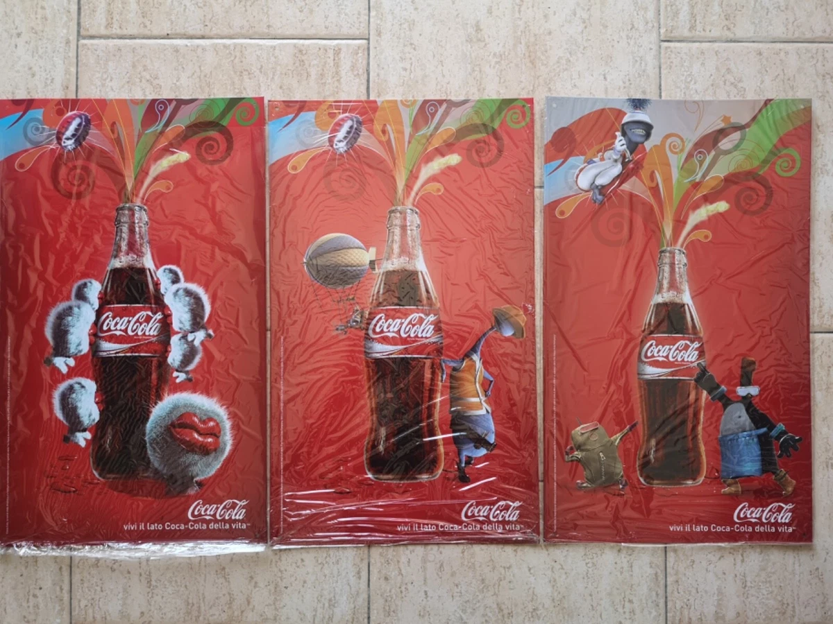 CARTELLO INSEGNA METALLO-COCA Cola Cocacola Coke-Babbo Natale-Targa Metal Sign EUR 29,90