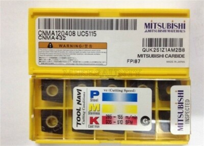 10Pcs/Box New CNMA120408 UC5115 CNMA432 Carbide Insert Mitsubishi Plc Module tr