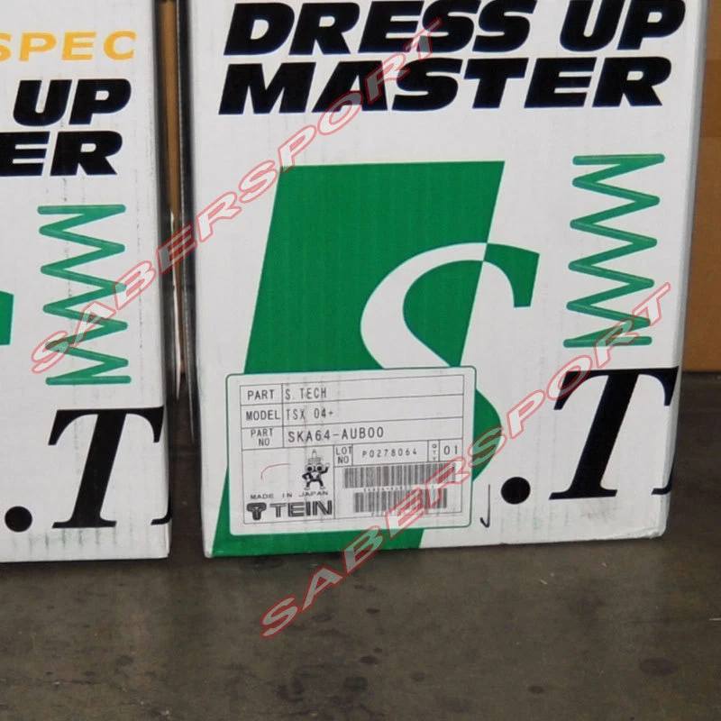 Kit de resortes reductores Tein serie S.Tech para Acura TSX CL9 2004-2008 Foto 2 de 4