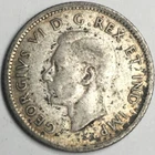 1943 Canada 10 Cents - George VI - (VF) KM#34 - 80% Silver .06 ASW - 3697-AH
