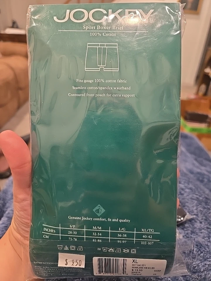 Jockey Sport Boxer Brief XL Lote de 3 Cintura Sin Costuras Cómoda Negro Gris Nuevo  Foto 3 de 4