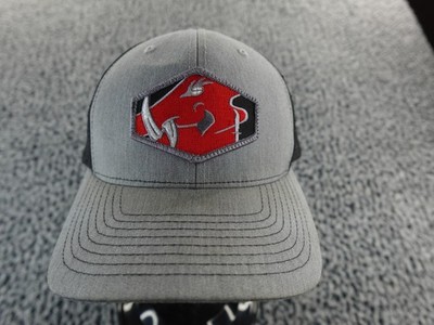 Sniper Pig Large Patch Hat Gray Wire Mesh SnapBack Trucker Hat OSFA