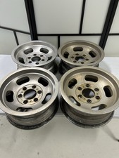 Jeep Chevy 6 Lug Aluminum Slot Mag Wheels 15x7 Truck 15 Blazer Toyota 6x5.5