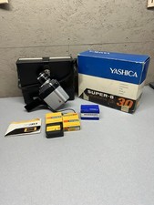 Vintage Yashica Super-8 30 Cine Camera for Super 8 Film Format w/Case Film Box
