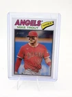 2026 Topps Heritage Mike Trout Card Chrome Los Angeles Angels #163