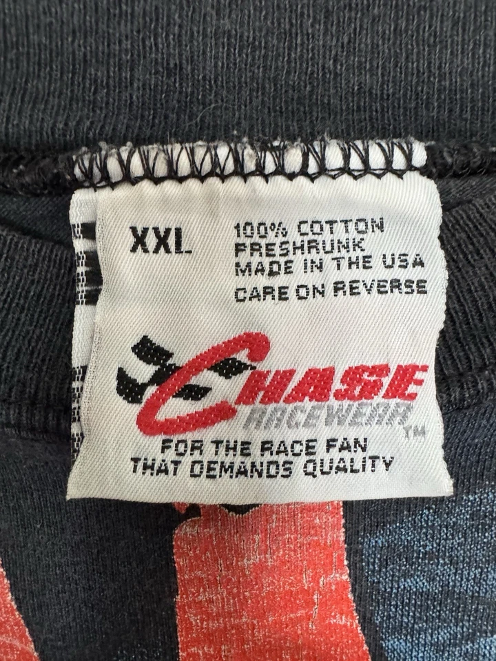 Camisa vintage años 90 Chase NASCAR Dale Earnhardt The Big Dawgs espalda AOP talla XXL Foto 3 de 4