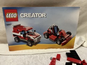 LEGO CREATOR: Super Speedster (5867) Complete missing 1 instruction booklet