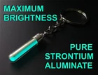 The BRIGHTEST Glow In The Dark Keychain Money Can Buy! Pure Strontium Aluminate!