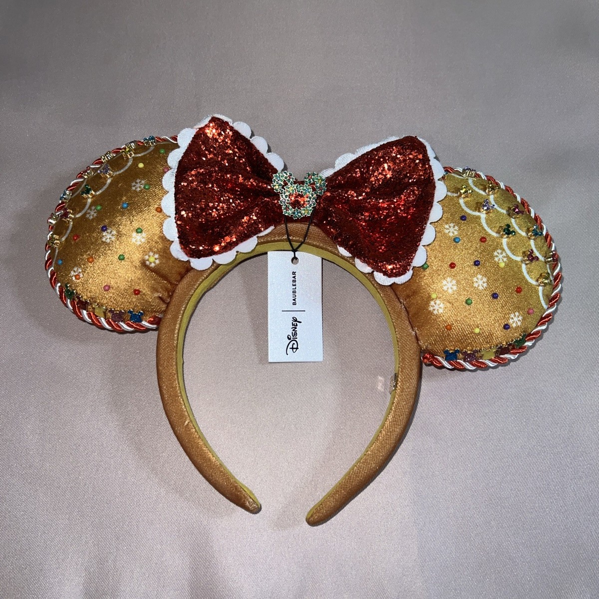 BaubleBar Disney 2024 CHRISTMAS Minnie Mouse GINGERBREAD  display picture 2