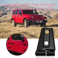 Front 10 Pcs Hood Door Hinge Cover For Jeep Wrangler Jk Jku Unlimited 2007-2017