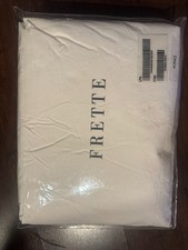 Frette One Bourdon King Sheet Set Ivory/Ivory 100 Cotton