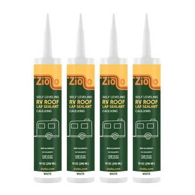RV Roof Lap Sealant - Self-Leveling EPDM Caulk for Rubber Roofs, Seams & Vent...