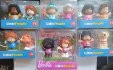 💗 🐕🐈  LITTLE PEOPLE *12 Figures* NIB Lot BARBIE, DOG , CAT+More!! GREAT GIFT 