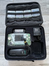SEGA Game Gear Handheld System - clear - New Shell - Recapped w/o.g. Case 