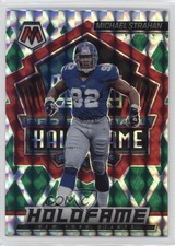 2022 Panini Mosaic Holofame Green Mosaic Prizm Michael Strahan #HF-17 HOF 0b7v
