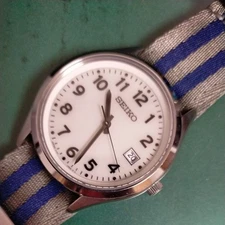 Seiko Selection Full Luminant Dial SBPX157 Men s Wristwatch Solar 3 Hands Arabic