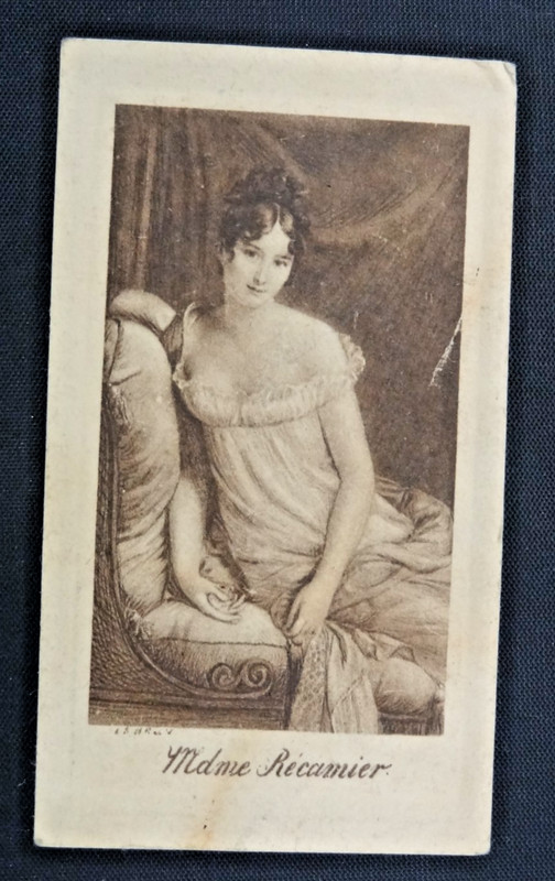 Madame Ricamier Vintage Marquise Cigarette card