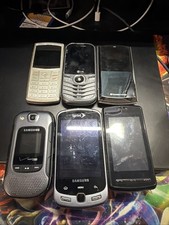 Lot of 6 Vintage Cell Phones Untested