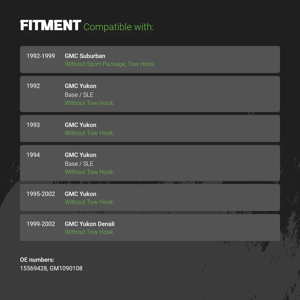 Bumper Valance For GMC C2500 1988-1989 Front 15569428 - Image 4 of 4