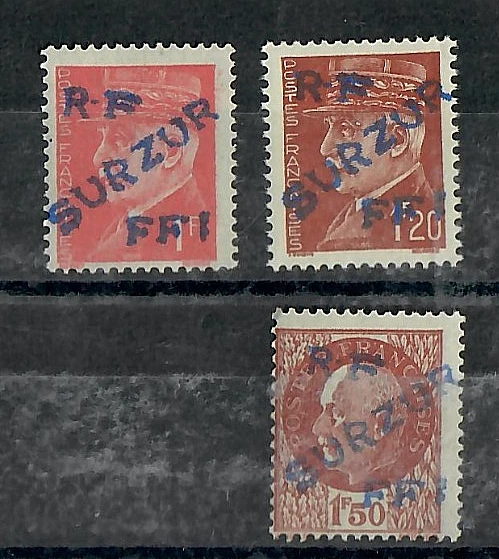 RARE++ LIBERATION SURZUR Bretagne / série complète** - Photo 1/1