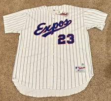 2004 Montreal Expos SIZE 52 Authentic Autographed Home Jersey---BRIAN SCHNEIDER