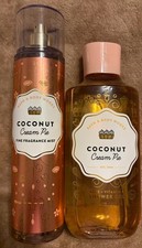 New Bath & Body Works ~ Coconut Cream Pie ~ Body Wash And Fragrance Mist