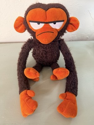 Kohl's Cares Grumpy Monkey 13'' Party Time Plush Suzanne Lang 2023 Kohls Orange